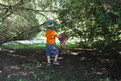 Alice and Isaac in nature